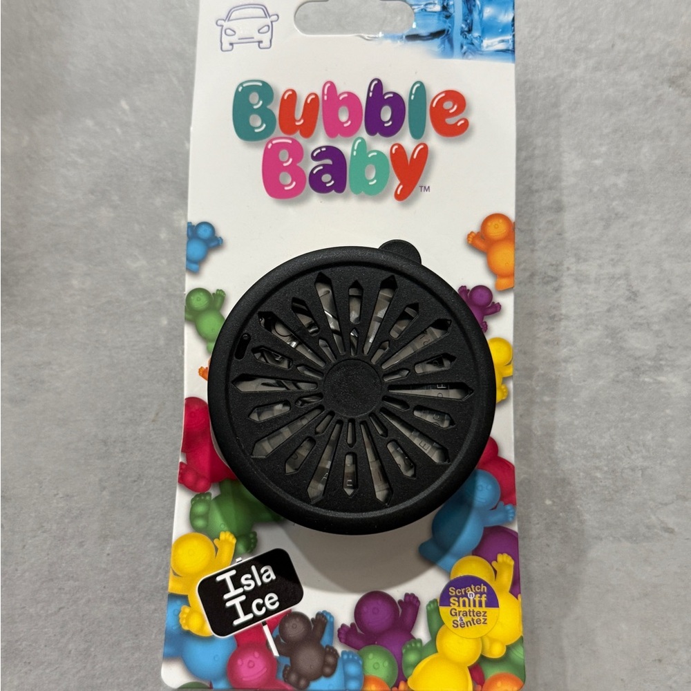 Bubble Baby Organic Tub Air Fresheners - Isla Ice Scent Car Caravan Home